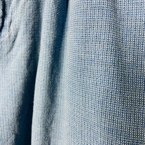 Baggy Mom Jeans Vintage Gloria Vanderbilt Blue White Gingham Size 14 u - Picture 4 of 5